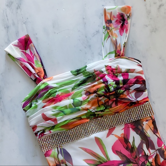 Cache Long Floral Evening Gown Garden Party Dress - Picture 2 of 13